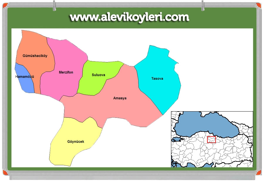 Alevi Köyleri Haritası (İllere göre) 41