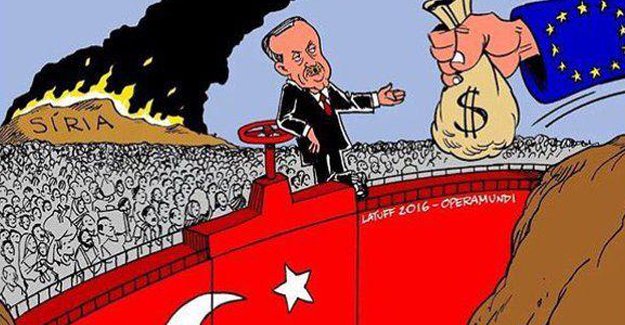 Latuff'tan Erdoğan ve AB karikatürü