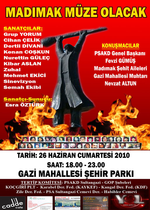 Sultangazi'de Madımak Müze Olacak Etkinliği....