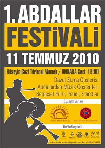 Ankara'da "1. ABDALLAR FESTİVALİ" yapılıyor!