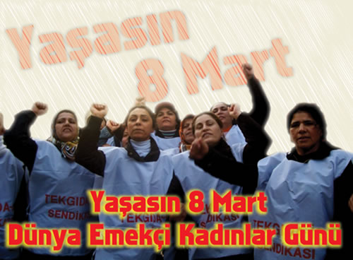 Emekçi kadınlar 7 Mart Pazar günü Kadıköy'de buluşuyor!
