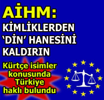 AİHM Aleviligi Din Gördü