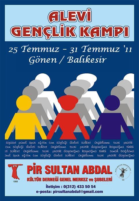 Alevi Gençlik kampı başlıyor