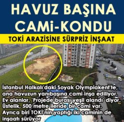 Havuz başına cami-kondu