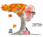 Latuff Yaşar Kemal'i Çizdi
