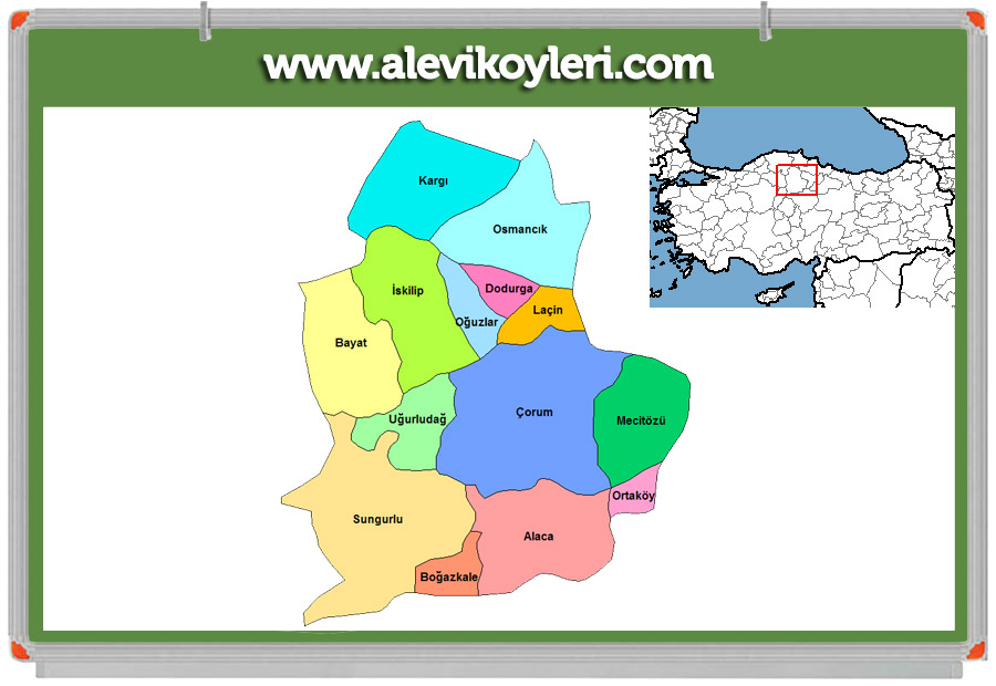 Çorum Alevi Köyleri