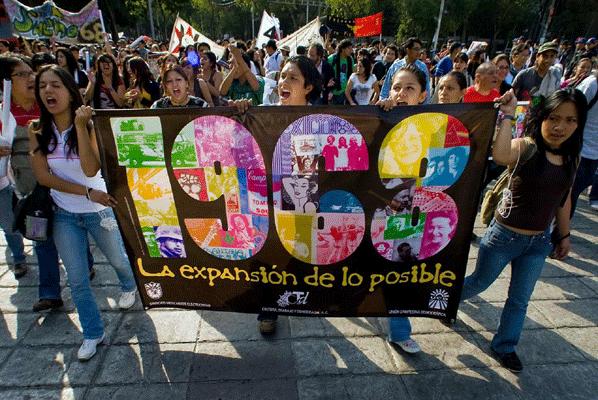 Meksikalılar 1968 olaylarını andı