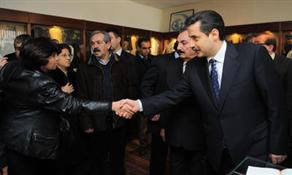 Bakan Madımak'ta ölenlerin aileleriyle görüştü