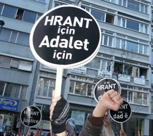 "Faşizme inat kardeşimsin Hrant"