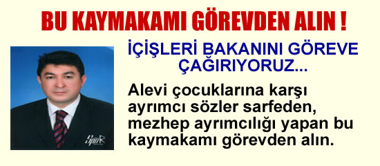 Karakoçan Kaymakamı Görevden Alınsın !