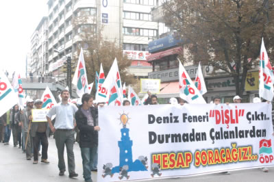 ÖDP binasına "Deniz Feneri" ablukası