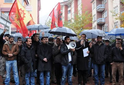 Çalıştay'a Şendiller'in çağrılması Tunceli'de protesto edildi