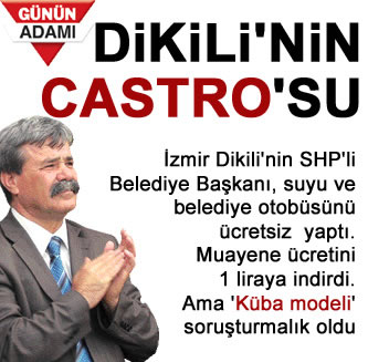 Dikili'nin Castro'su Ayvalık'ta