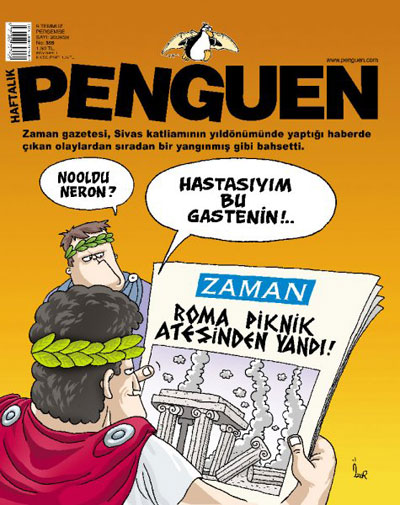 Penguen'den Zaman Gazetesi'ne KAPAK !