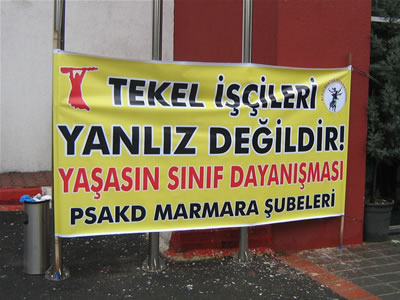 Güvenlik kuvvetlerinin TEKEL dayanışmasına karşı tahammülsüzlüğü...
