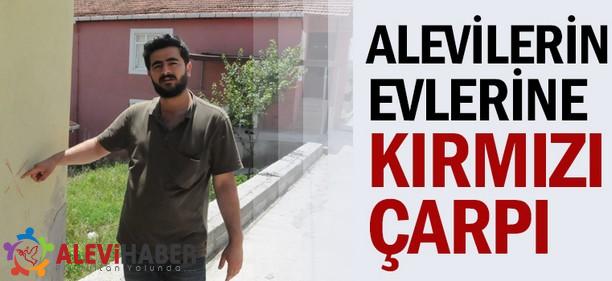 İzmit'te Alevilerin Evlerine Kırmızı Çarpı İşareti