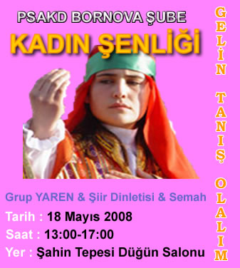 PSAKD Bornova Şubesi Kadın Şenliği