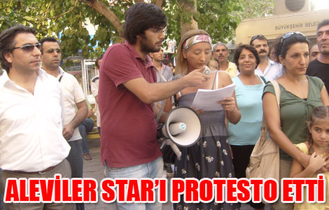 Aleviler Antalya'da Star'ı Protesto Etti