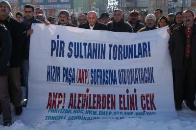 Pir Sultan'ın torunları, Hızır Paşa sofrasına oturmayacak