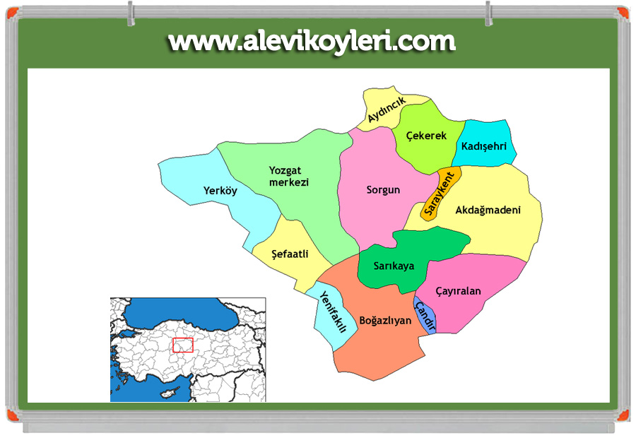 Yozgat Şefaatlı Alevi Köyleri