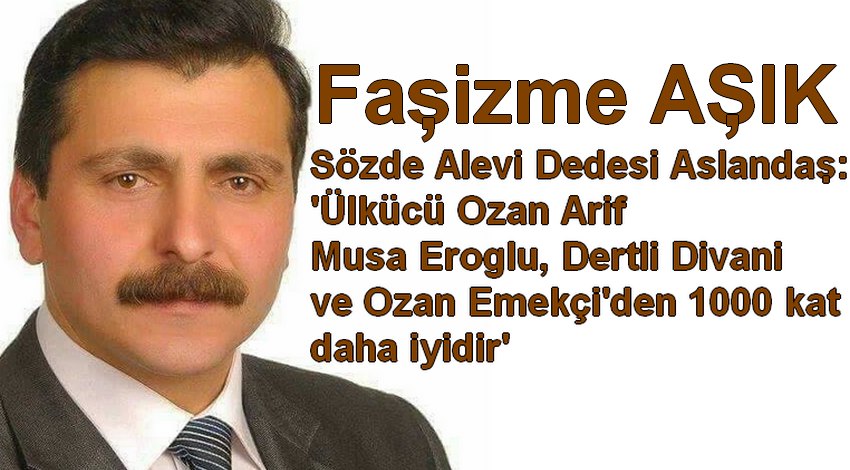 ''Ozan Arif... Musa Eroğlu, Derli Divani ve Ozan Emekçi'den 1000 kat iyidir''