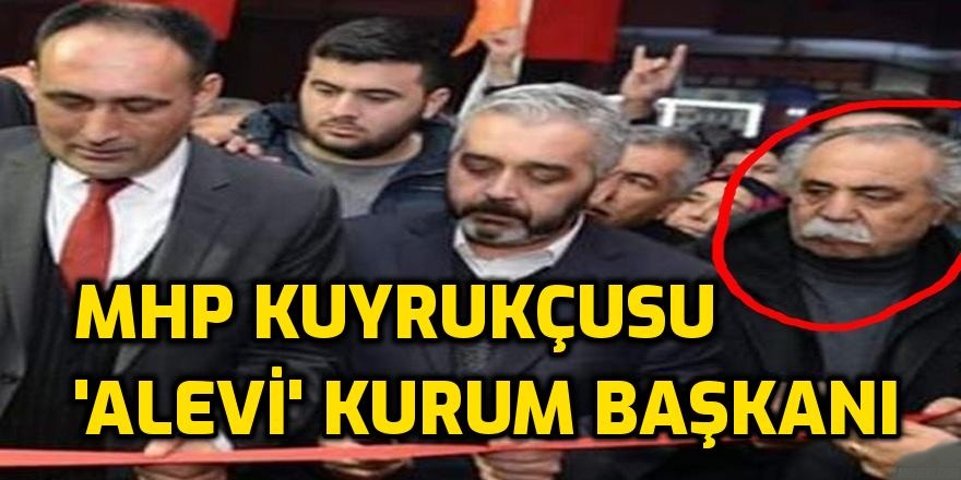 MHP kuyrukçusu Mersin Toroslar Cemevi Başkanı Hüseyin Değerli