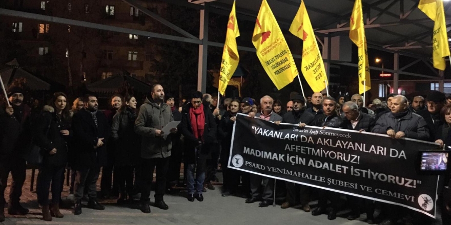 Aleviler Batıkent’te ve Mamak’ta Sivas hükümlüsünün affedilmesini protesto etti