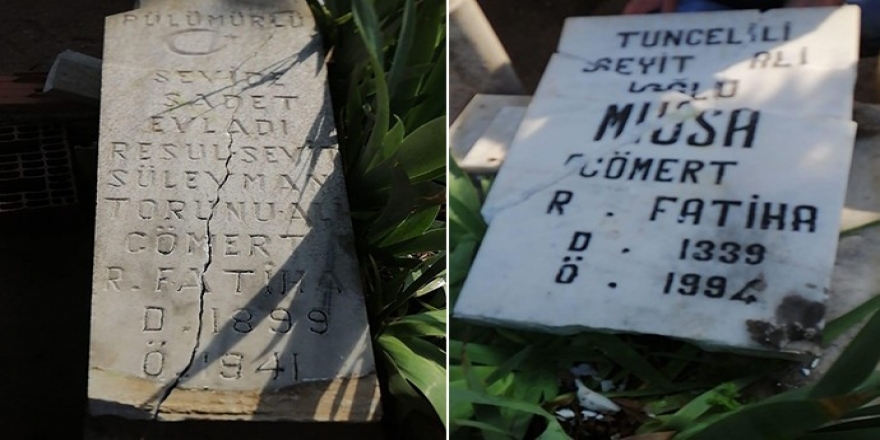 Aydın’da Dersimli Alevilerin mezarları tahrip edildi