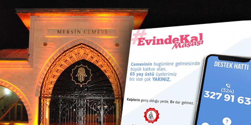 Mersin Cemevi “evinde kal masası” oluşturdu