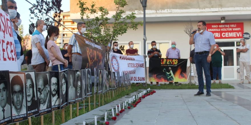 HBVAKV Silivri Cemevi Sivas Katliamı’nın 27. yılında anma düzenledi