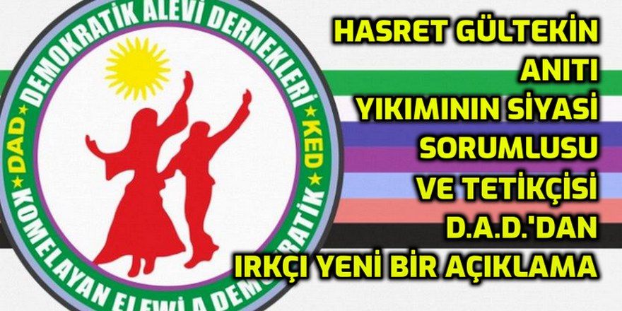 D.A.D.'dan Irkçı ve Hacı Bektaşi Veli'ye dil uzatan yeni bir açıklama daha geldi