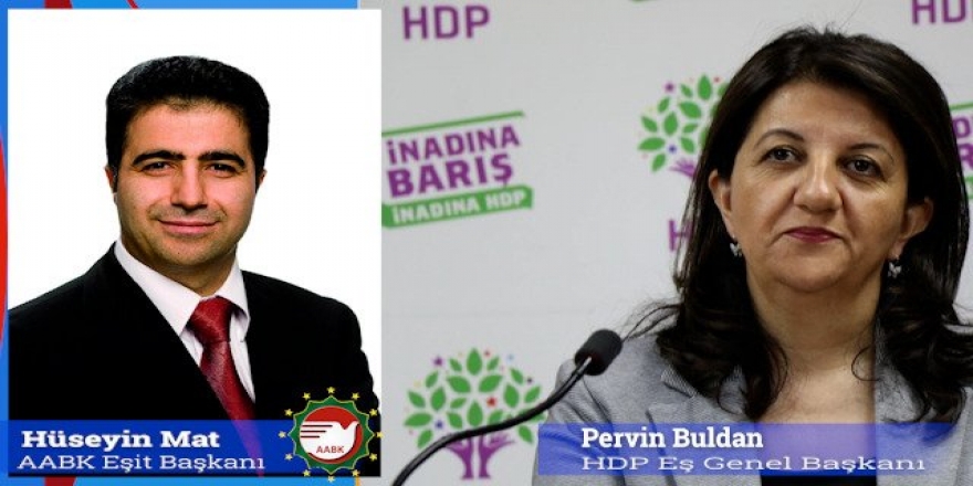 AABK Eşit Başkanı Mat: Mazlum halkların verdiği haklı mücadelede HDP’nin yanındayız