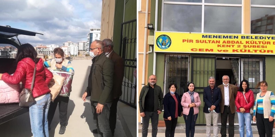 PSAKD Edremit Şube, gıda ve giyecek malzemelerini İzmir’e ulaştırdı
