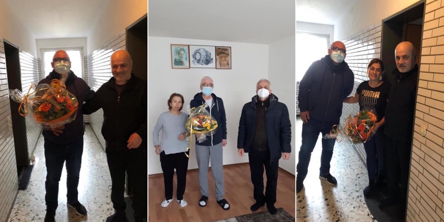 Moers Cemevi dayanışma amaçlı üyelerini ziyaret etti