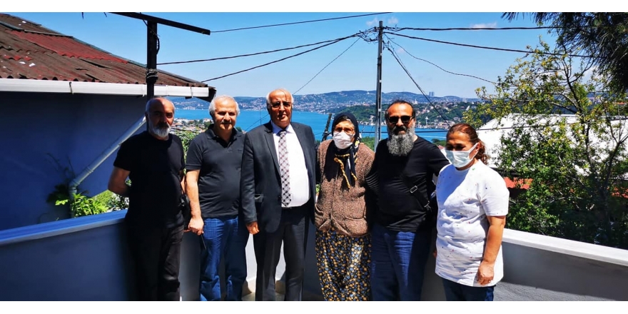 HDP Milletvekili Zeynel Özen ve beraberindekiler Kezban Bektaş’ı ziyaret etti