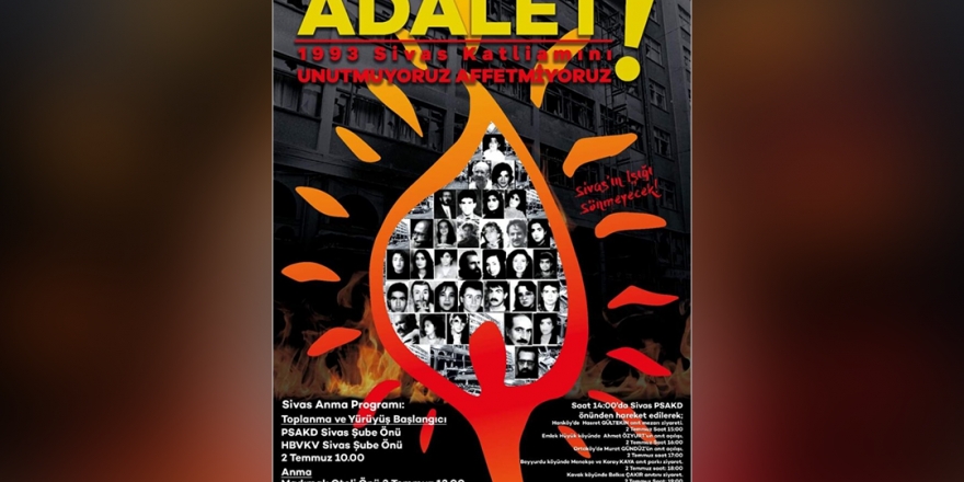 Aleviler 2 Temmuz’da Sivas’ta; ilk anma Madımak oteli önünde olacak