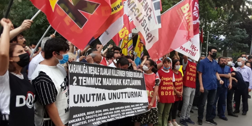Ankara’da Sivas anması: Devlet yaptığı katliamlarla yüzleşmelidir