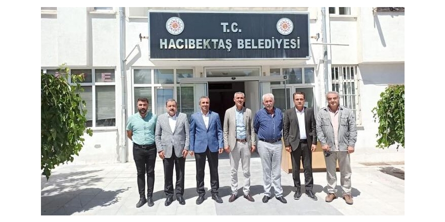 Alevi kurum başkanlarından Hacıbektaş Belediye Başkanı Altıok’a ziyaret