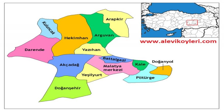 Malatya Alevi Köyleri (Tam Liste)