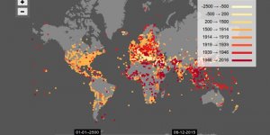Dünyanın son 4500 yıllık interaktif savaş haritası