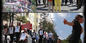 Berlin'de 33 can için yürüyüş