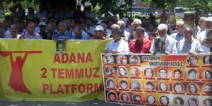 Adana'da 2 Temmuz 93 Platformu'ndan eylem...