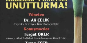 Bayraklı'da Sivas'ı Anma Etkinlikleri