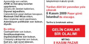 Ayrımcılığa Karşı Eşit Yurttaşlık Hakkı için Büyük Alevi Mitingi