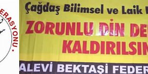Alevilerden Zorunlu Din Dersine Karşı Oturma Eylemi