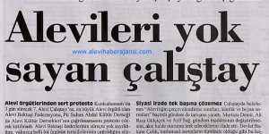 Alevileri yok sayan çalıştay
