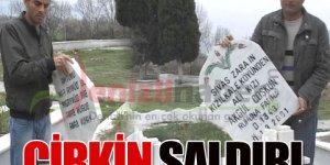 Alevi vatandaşların mezarlarına çirkin saldırı