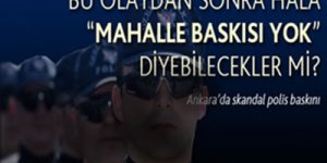 Aileli mekâna içki baskını