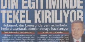 Dini eğitim konusunda yeni açılımlar geliyor