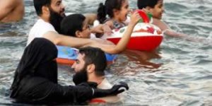 Oruç tutanlara iftar sonrası deniz keyfi